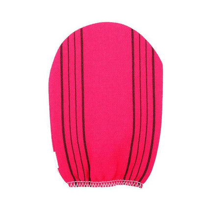 Fiber Cleaner Bath Glove Exfoliating Towel Body Rub Shower Scrub Glove Washcloth - Aimall