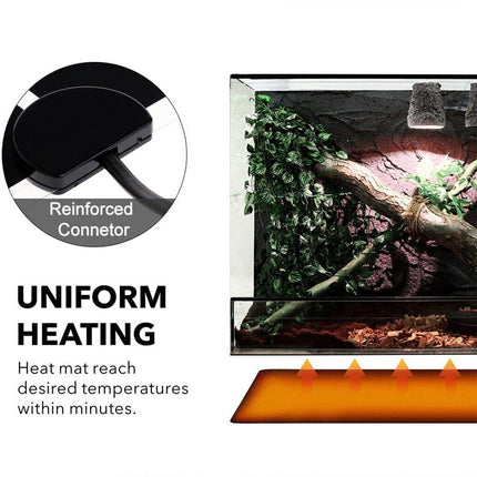 Reptile Heating Mat Pad Electric Heater Warmer for Crab Frog Lizard Pet Care - Aimall