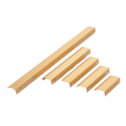 Kitchen Lip Pulls Handles Cupboard Door Cabinet Drawer Rose Brass Gold Furniture - Aimall