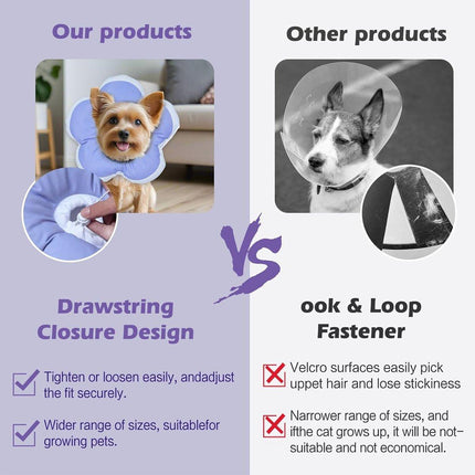 Elizabethan Cat Recovery Collar Anti Licking Pet Cone Protective Neck Ring