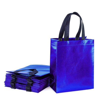 24pcs Laser Non Woven Gift Bags Tote Bags for Party Favor Wedding and Birthday