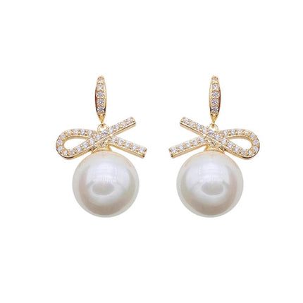 Elegant Simple Pearl Earrings Various Styles For Women Ladies Jewelry Gift - Aimall