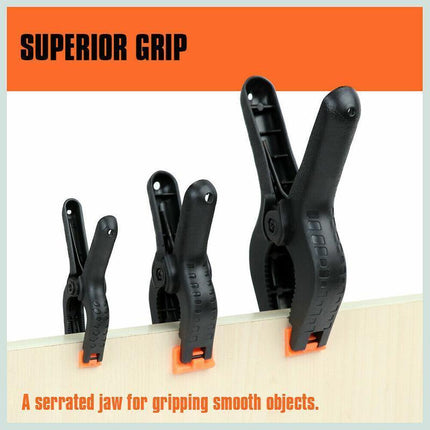 Nylon Spring Clamps Quick DIY Tools Grip Plastic Clips Photography Woodworking - Aimall