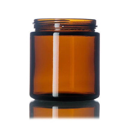 10pcs Brown PET Plastic Wide Mouth Bottles for Storage and Skincare Packaging