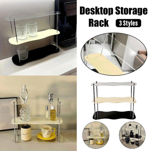 Removable Acrylic Display Stand Desktop Storage Organizer Holder Perfume Rack