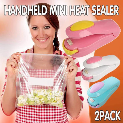 Handheld mini Heat Sealer Poly Bag Sealing Machine Food Portable Plastic Small - Aimall