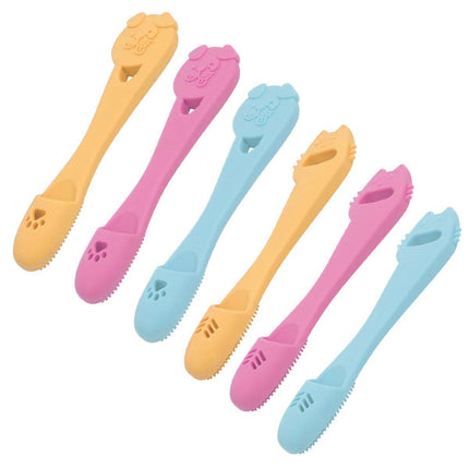 Pet Finger Toothbrush Dog Cat Puppy Teeth Cleaning Soft Brushing Tool Care