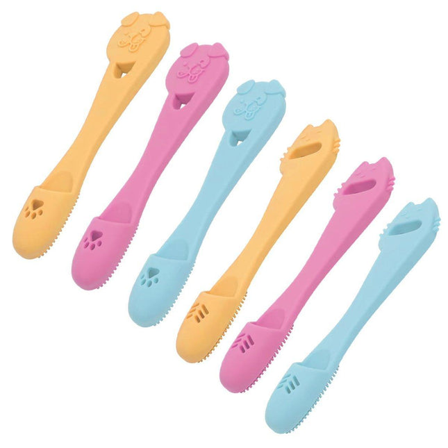 Pet Finger Toothbrush Dog Cat Puppy Teeth Cleaning Soft Brushing Tool Care