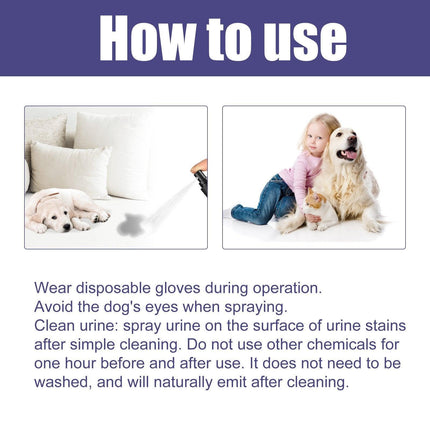 Pet Deodorant Spray for Cats and Dogs Eliminates Urine Feces Odors Air Freshener