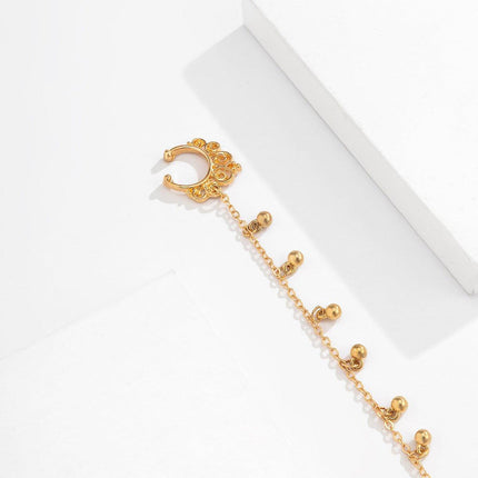 Punk Style Jewelry Chain Earrings Women Fashion Nose Clip Trendy Accessories