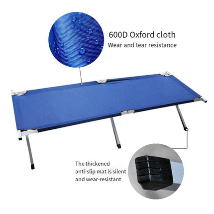 Portable Lightweight Folding Aluminum Camping Bed Ultra Light Outdoor Camp Bed