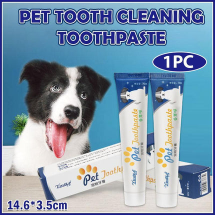Vanilla-Flavored Edible Toothpaste for Dogs - Oral Care & Fresh Breath - Aimall