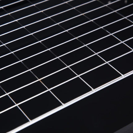 Foldable BBQ Charcoal Grill Portable Outdoor Hibachi Camping Barbecue Large Set - Aimall