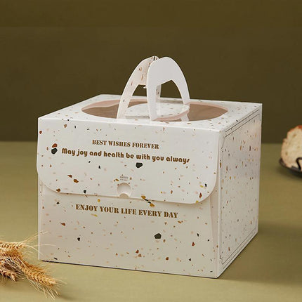 20x Portable Cake Box Cake Container Clear for Birthday Cupcakes Cookies - Aimall