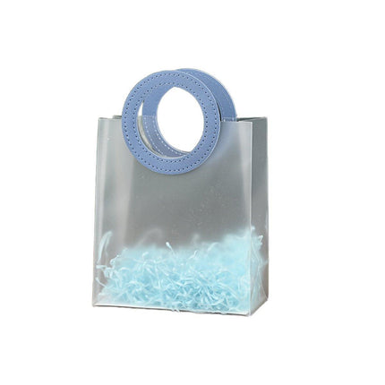 20PCS PP Frosted Gift Bags Plastic Transparent Wedding Tote Birthday Packaging