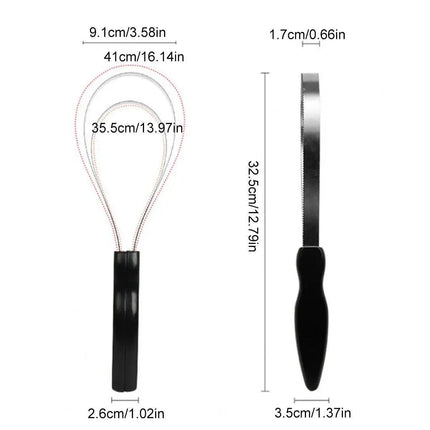 Horse Sweat Scraper Serrated Grooming Tool For Cleaning And Shaving Harness