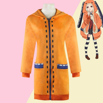 Kakegurui Compulsive Gambler Runa Yomozuki Cosplay Jacket Rabbit Ears Costume AU - Aimall