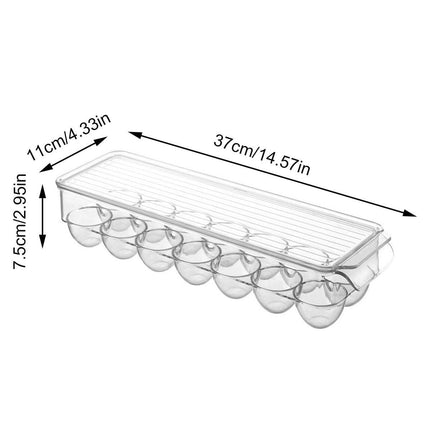 Refrigerator Storage Box Egg Holder Kitchen Organizer Box for Food and Storage