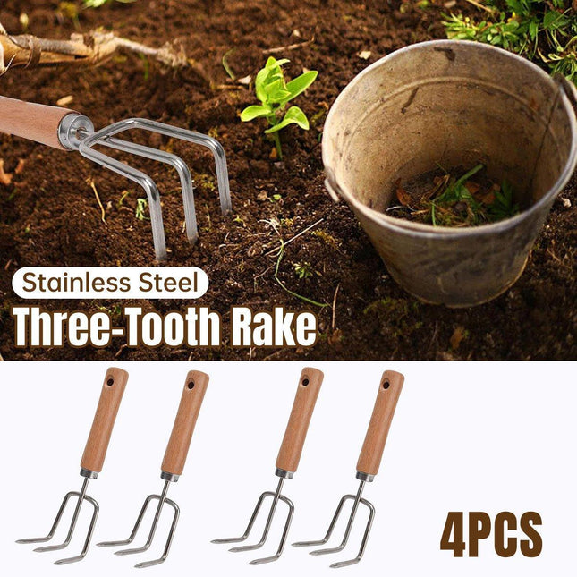 4pcs Gardening Tool Set for Planting Flowers Small Hand Tools Home Garden