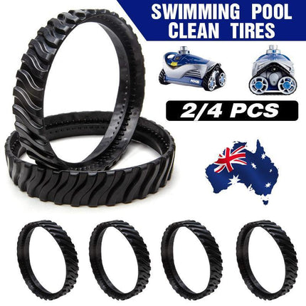 2/4Pcs For Zodiac MX8 MX6 Baracuda R0526100 Pool Cleaner Tracks Tyres Wheel - Aimall