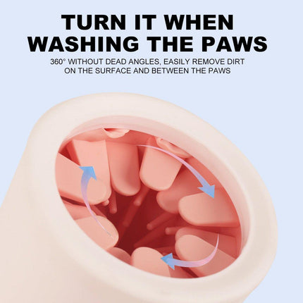 Pet Foot Wash Cup Automatic No-Rub Paw Cleaner Cat Dog Paw Washing Cup Clean
