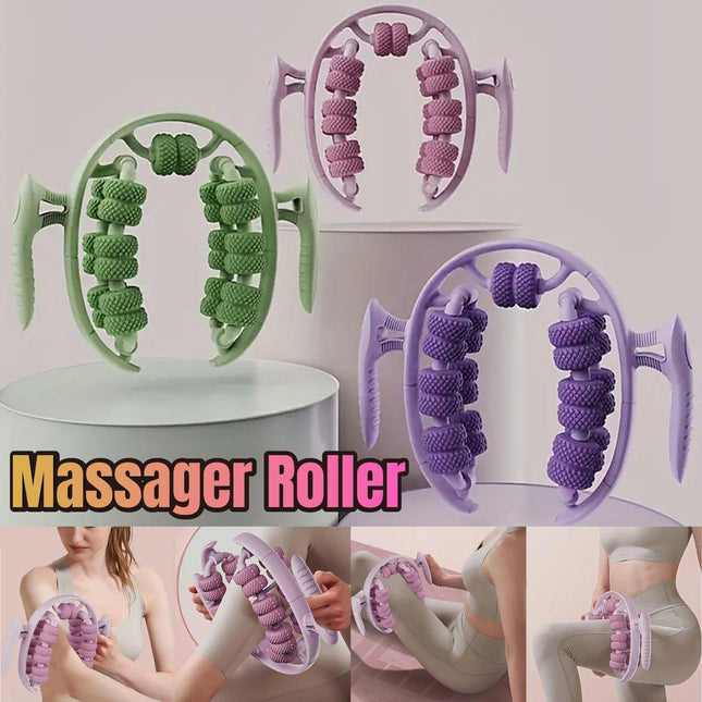Leg Muscle Massager Roller 26 Round Wheel Calf Relaxation Yoga Fitness Tool