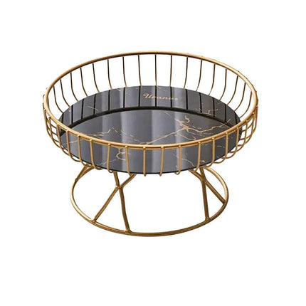 Elegant Ceramic Fruit Plate Dessert Tray Living Room Tea Sum Snack Display Rack