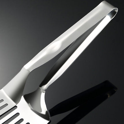Stainless Steel Steak Tongs Multi-Functional Kitchen Tool for BBQ and Fried Fish