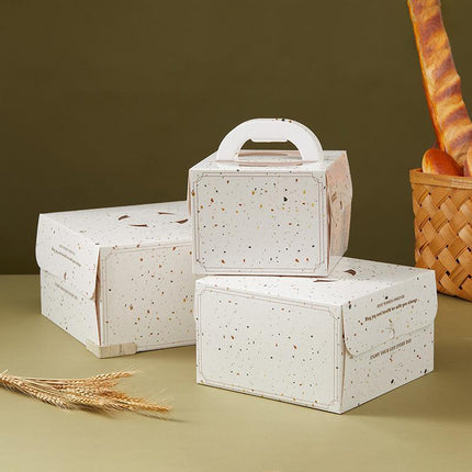 20x Portable Cake Box Cake Container Clear for Birthday Cupcakes Cookies - Aimall