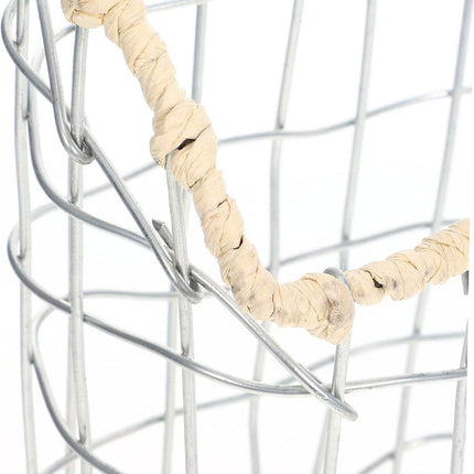 Wire Woven Storage Basket for Home Organization Sundry Basket Decorative Storage