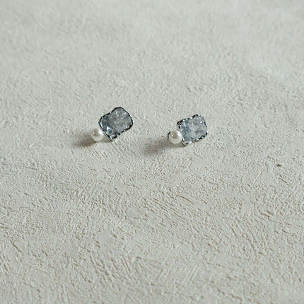 Square Earrings Elegant Daily Wear Commuting Jewelry for Women Fashion Gift
