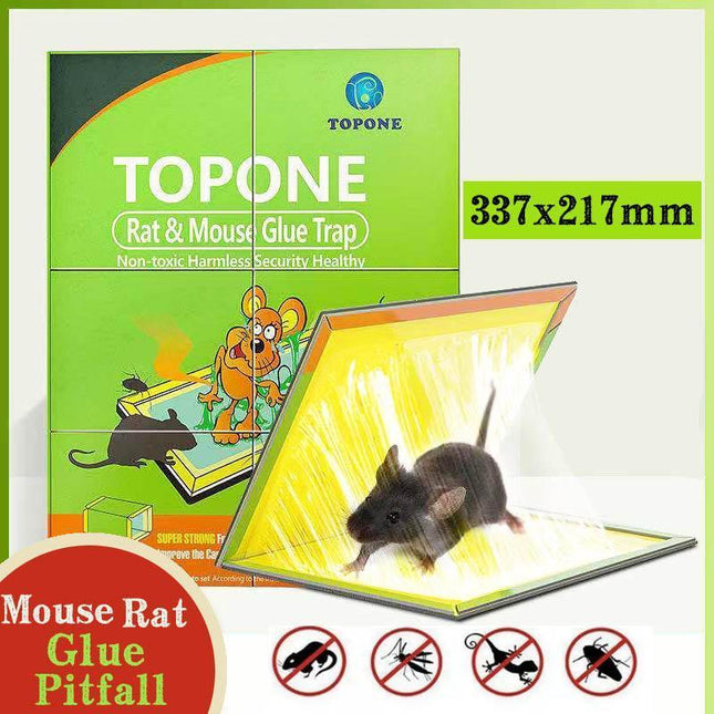 Up To 100X Mouse Trap Rat Mice Mouse Trap Board Snare Catcher Board Pad - Aimall