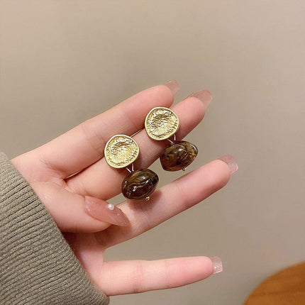 Vintage Style Curry Earrings For Women Elegant Premium Look Fashion Jewelry