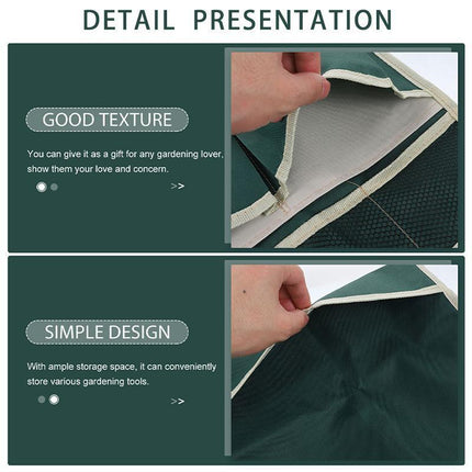 Versatile 3-in-1 Garden Kneeler Padded Seat Kneeling Gardening Work Stool Tools - Aimall