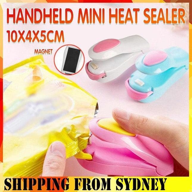 Handheld mini Heat Sealer Poly Bag Sealing Machine Food Portable Plastic Small - Aimall