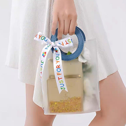 20PCS PP Frosted Gift Bags Plastic Transparent Wedding Tote Birthday Packaging