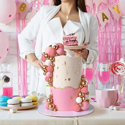 4set Colourful Foam Balls Cake Decoration Mini Balls Birthday Party Decor