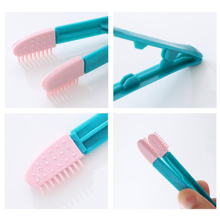 Tear Stain Remover Silicone Pet Eye Brush Grooming Tool for Cats Dogs Cleaning