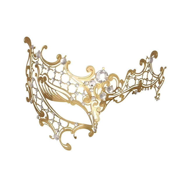 Hollow Out Iron Art Half Face Mask for Masquerade Party Costume Ball Accessories