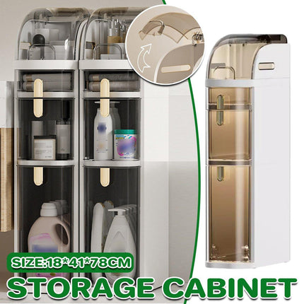 18cm Narrow Storage Cabinet Drawer Multi Layer Shelf for Seam Storage Organizer