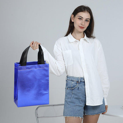 24pcs Laser Non Woven Gift Bags Tote Bags for Party Favor Wedding and Birthday