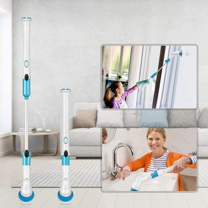 Electric Spin Scrubber Turbo Cleaning Brush Cordless Rechargeable Bathroom