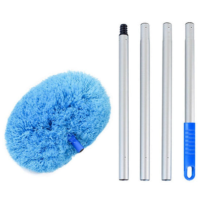 Extendable and Assembled Ceiling Duster Round Brush Dust Sweeper Cleaning Tool