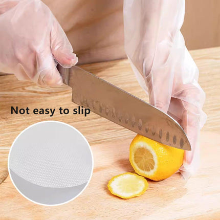 50pcs Waterproof Extended Arm Gloves Household Cleaning Gloves for Kitchen Use