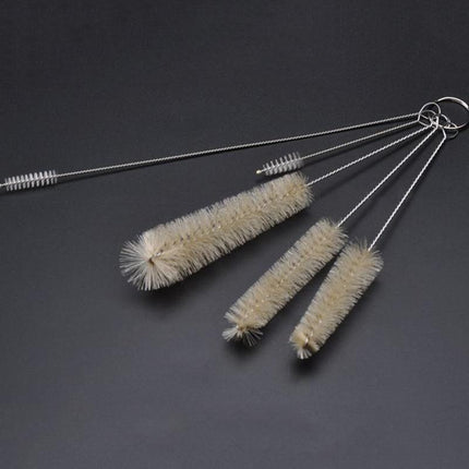 3pk Bottle Brushes Small Cleaning Brush Narrow Neck Tube Cup Glass Straw Cleaner - Aimall