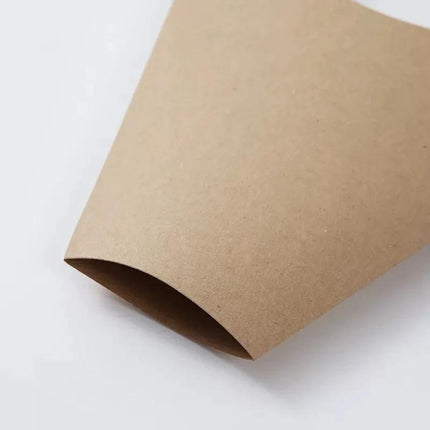 40pcs Kraft Paper Bouquet Bags Handheld Gift Valentine's Day Flower Packaging