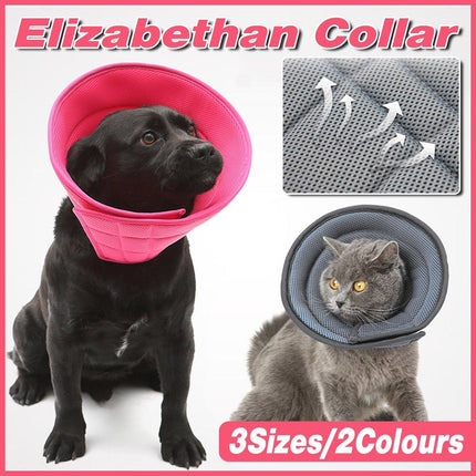 Elizabethan Collar Anti Licking Biting Pet Collar for Cats and Dogs Recovery Use