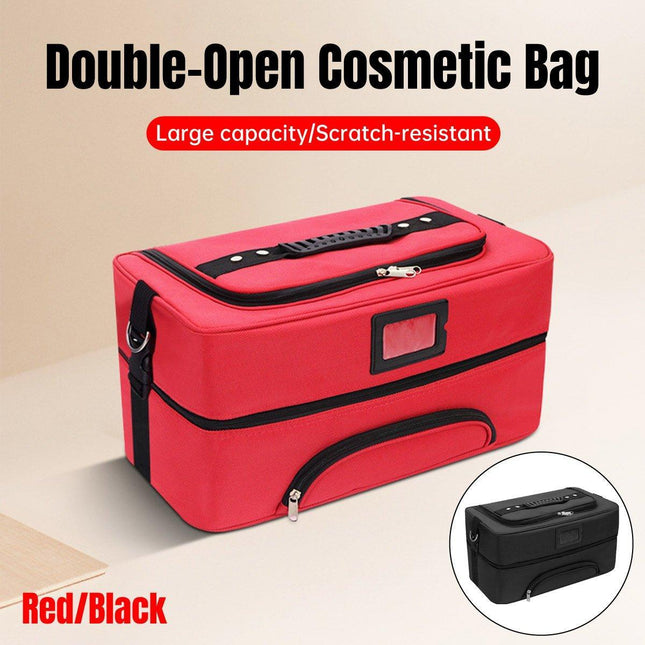 Large Capacity Multi Layer Portable Makeup Bag Multi Functional Beauty Toolbox