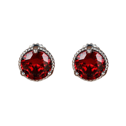 Three Claws Twisted Lace Threaded Stud Earrings Simple Elegant Earrings Women