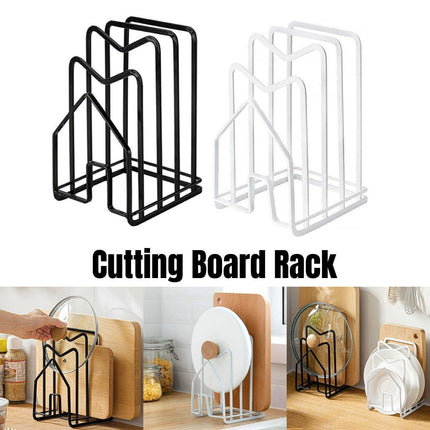 Kitchen Pot Lid Rack Chopping Board Holder Storage Organizer Countertop Shelf